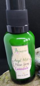 Lavender Pillowspray in green bottle