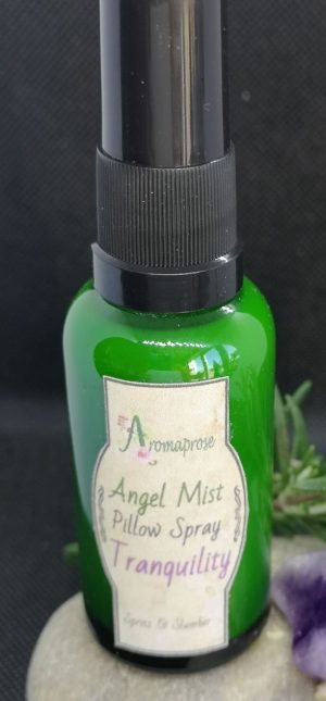 Tranquility Pillowspray in green atomiser bottle