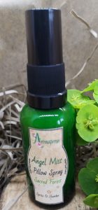 Sacred Forest Pillow Spray in green atomiser bottle