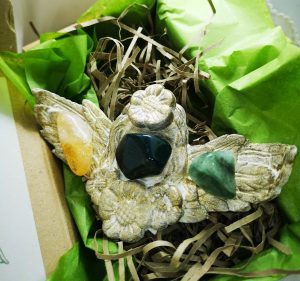 Angel wings with crystals box
