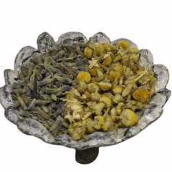Herbal Pillow with Lavender and Hops or Lavender and Chamomile (green) - Lavender and Chamomile