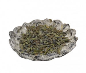 a dish of dried lavender