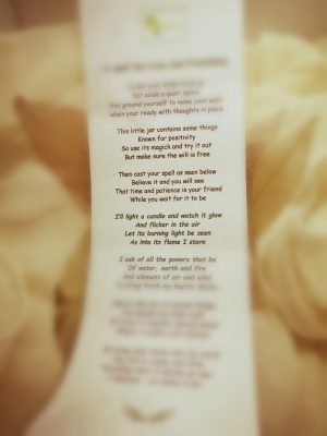A spell poem for joy and happiness
