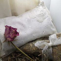 A white herbal sleep pillow