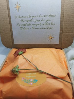 Inner contents of Happiness spell box