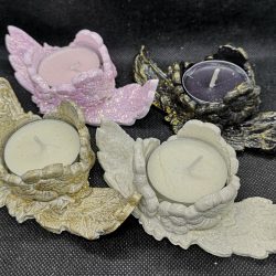 Angel Wings Tealight holders various colours