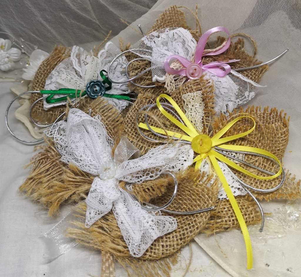 a selection of bows from Build your own Hamper boxes