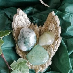 a selection of tumblestone crystals