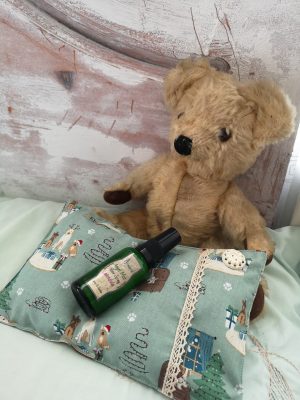 Herbal Christmas sleep pillow with teddy