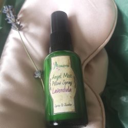 pillowspray and sateen eyemask