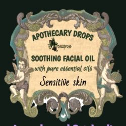 Facial oil label